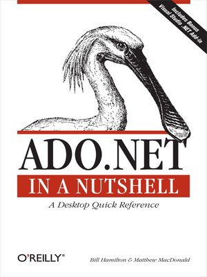 cover image of ADO.NET in a Nutshell